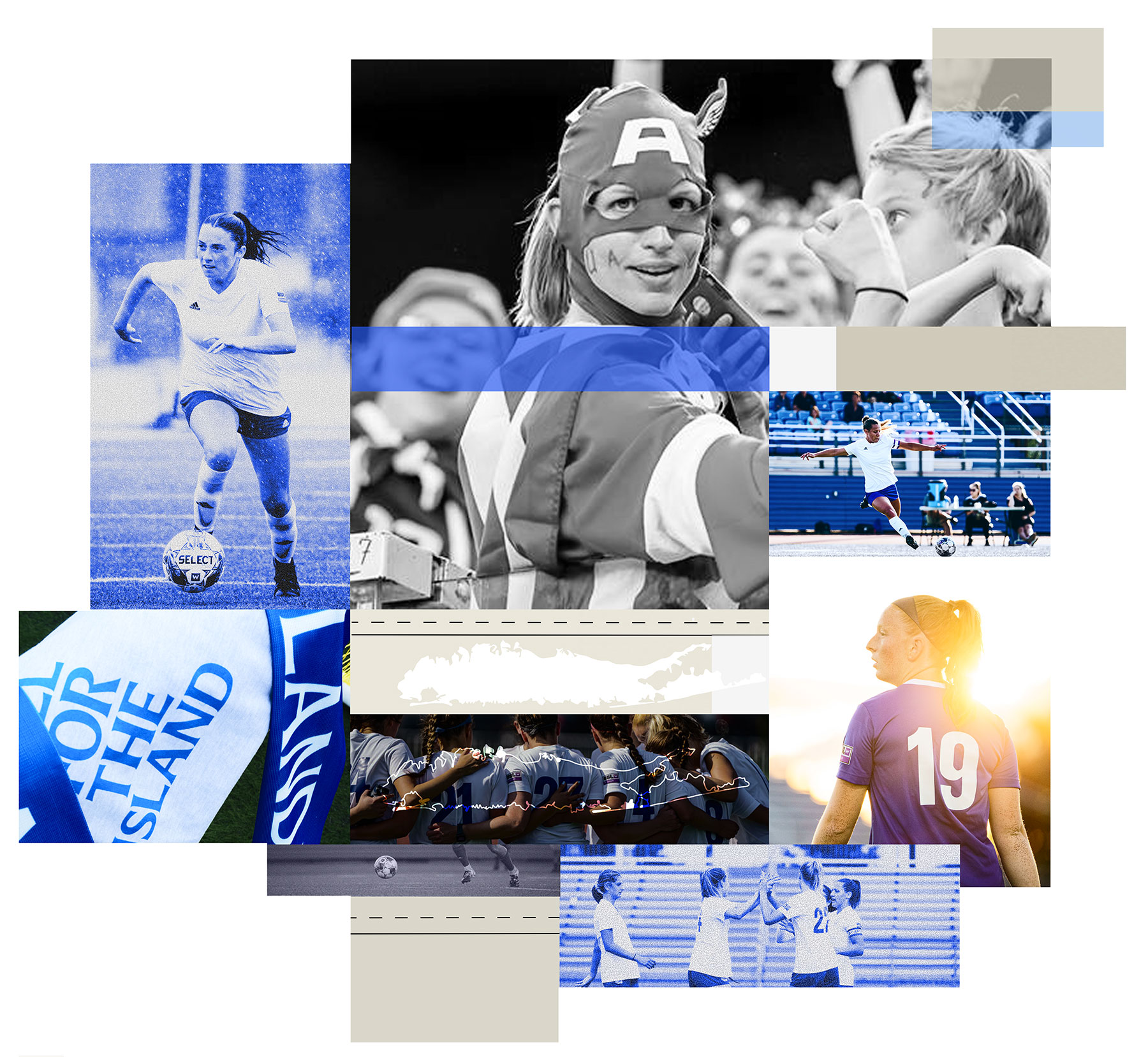 Womens Soccer Collage